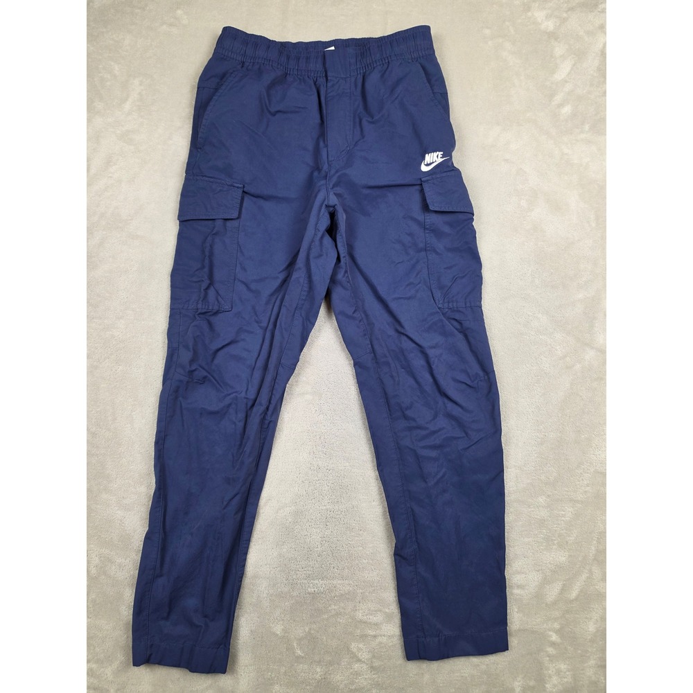 Nike Club Woven Cargo Pants Mens Small Blue DD5207-410 Sportswear